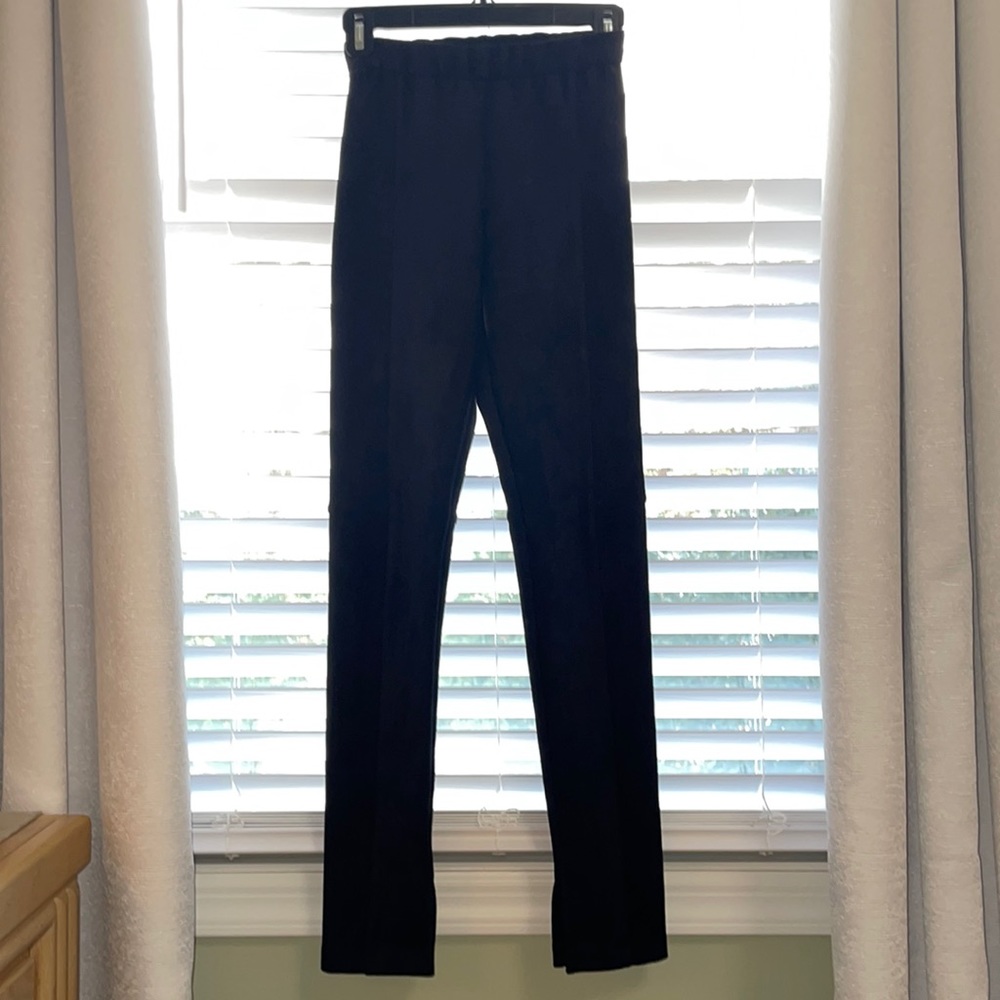 BCBG Maxazaria faux suede legging